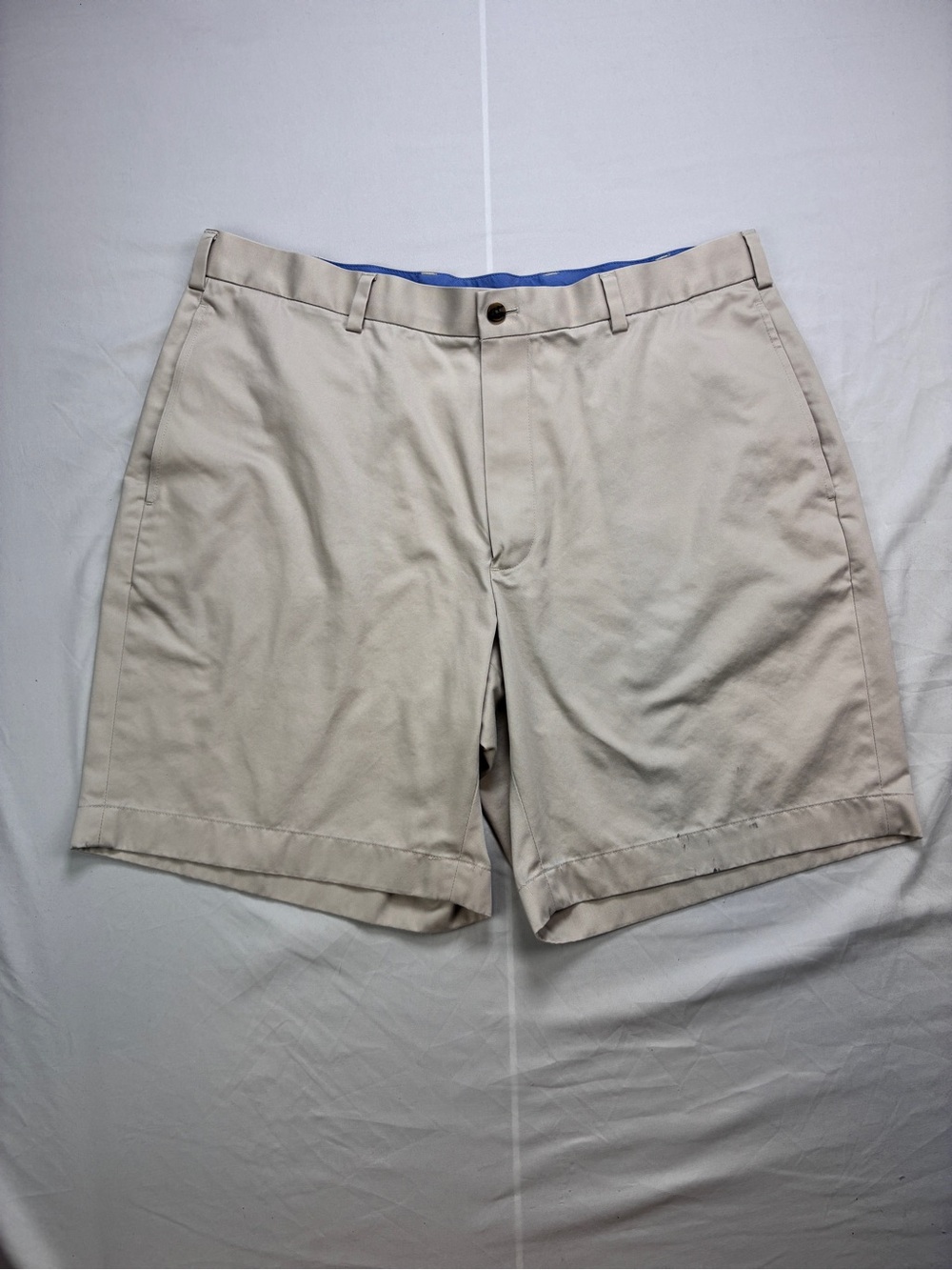 Brooks Brothers Light Khaki Flat-Front Men's Shorts